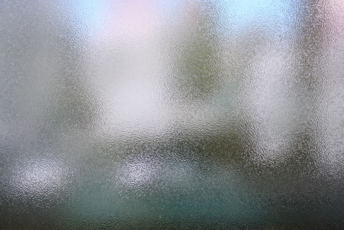 Du verre en gros plan.